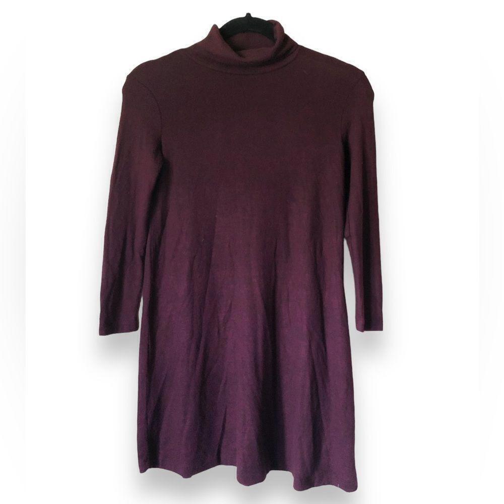 American Eagle Super Soft Chic Purple Turtleneck Dress - XXS - Picture 1 of 6
